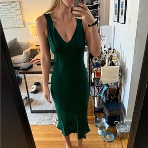 Hunter Green Reformation Dress